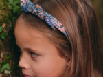 bow headband monet lilas