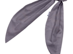 Long tail scrunchie gaze lilas
