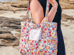 Foldable tote bag tutti fleuri