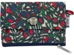 zipper pouch card purse  tulipes