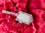 Luggage Tag rose grenadine