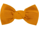 Small bow hair slide ochre