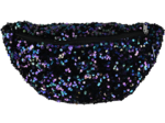Banana bag purple black sequin