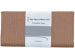 1 m fabric coupon gaze pailletée cognac