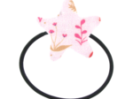 Pony-tail elastic hair star herbier rose