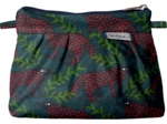 Mini Pleated clutch bag wolf of the woods