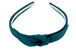 bow headband bleu vert