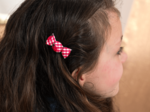 Mini sweet hairslide ladybird gingham