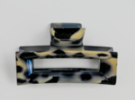 Large Rectangular Hair Clip cheetah