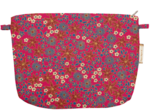 Coton clutch bag badiane framboise
