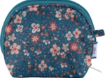 gusset coin purse fleuri nude ardoise