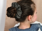 Scrunchie glitter black