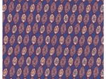 Cotton fabric ex2615 bleu waxometric