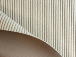 Velvet fabrics white large corduroy