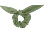 Bunny ear Scrunchie sage green gauze