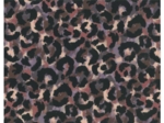 Jersey fabric watercolor leopard