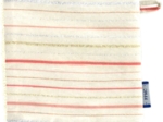 Makeup Remover cotton silver pink striped