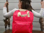 Gaby small backpack feuillage or rose