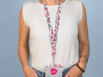 Lanyard necklace prairie fleurie