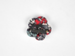 Mini Flower petal hair slide jardin d'aurore