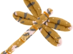 Dragonfly hair slide gypso ocre
