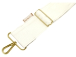 Wide shoulder strap ivory