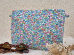 Coton clutch bag pastel fleuri