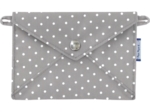 Little envelope clutch light grey spots