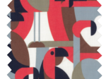 Cotton fabric pop bird