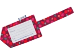 Luggage Tag pompons cerise