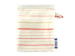 Make-up Remover Glove silver pink striped