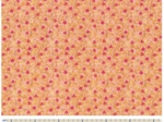 1 m fabric coupon old pink little flowers