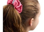 Scrunchie glittery pink