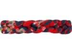 Plait hair slide vermilion foliage