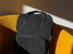 Foldable rucksack Gaby black corduroy