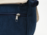 Base small bag without shoulder strap large navy orduroy