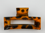 Large Rectangular Hair Clip leopard