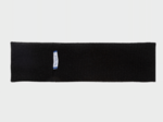Stretch jersey headband  black jersey knit