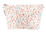 Cosmetic bag with flap douceur des bois