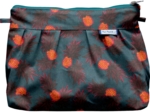 Pleated clutch bag pineapple party