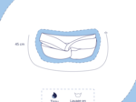 children's double-breasted headband shanti