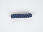 Plait hair slide light denim