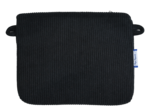 Coton clutch bag black corduroy