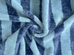 Bamboo terry fabric ex2539 blue stripes