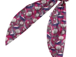 Long tail scrunchie fuchsia poppy