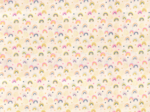 Cotton fabric rainbow