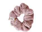 Small scrunchie pink corduroy