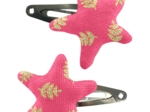 Star hair-clips feuillage or rose