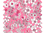 Cotton fabric pink violette