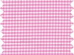 Coupon tissu 50 cm fuschia gingham